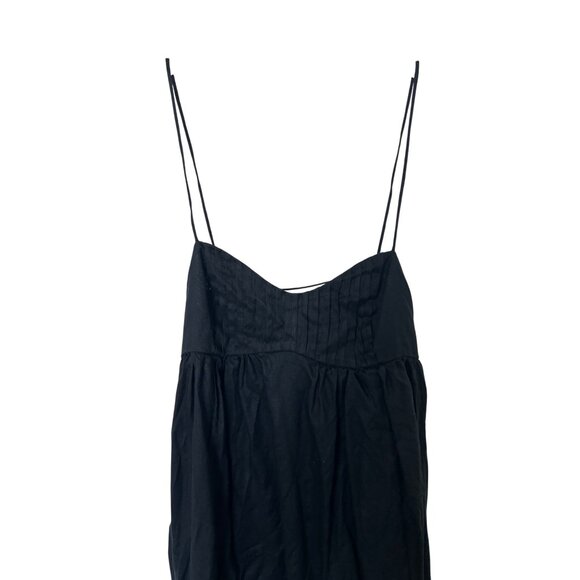 Maeve Linen Tie-Back Maxi Dress - Picture 5 of 9